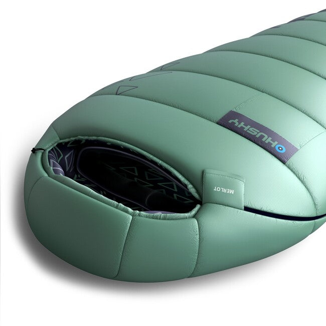 HUSKY Synthetic Three-Season Kids Sleeping Bag Merlot -10, Mint