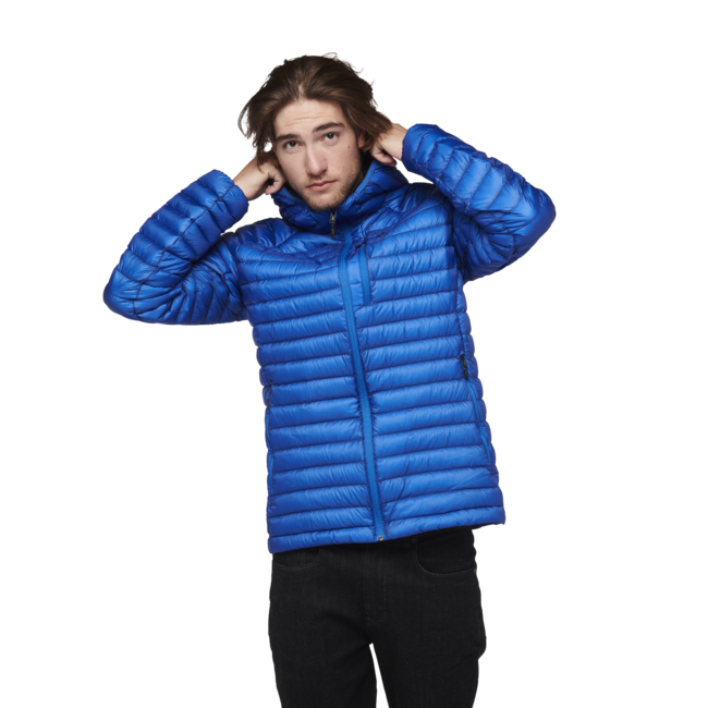 Black Diamond Approach Women's Men's Down Jacket, Drifter Blue