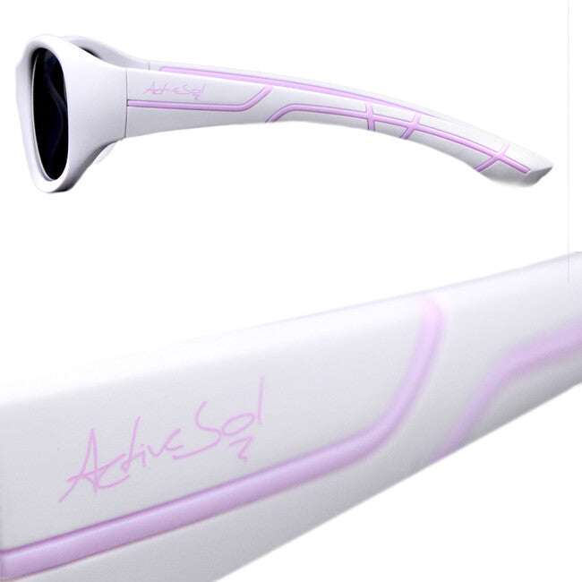 ActiveSol Kids @school sports Polarized Children's Sunglasses, Ice/Pink