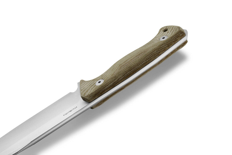 Lionsteel Long Dagger with Micarta T6 CVG Handle CPM 3V Green Canvas