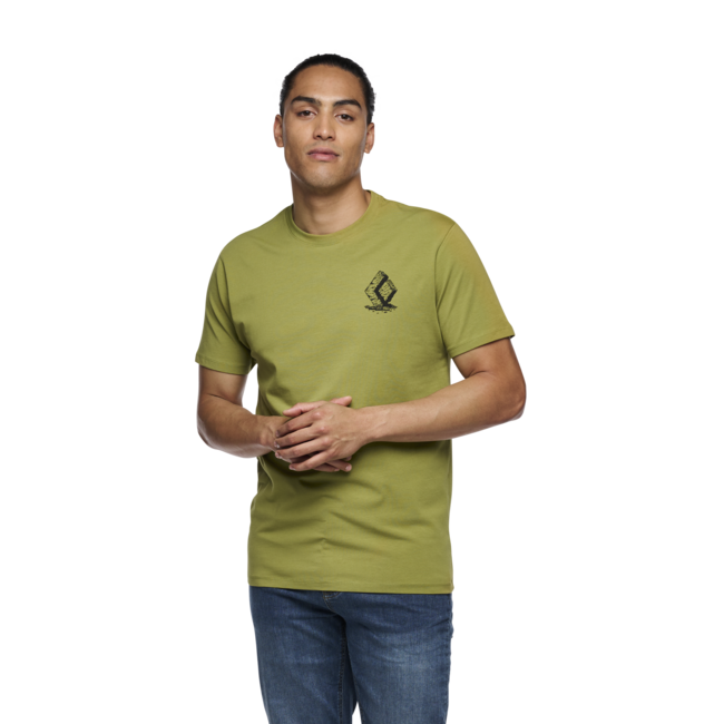 Black Diamond Boulder T-Shirt Men's, Camp Green