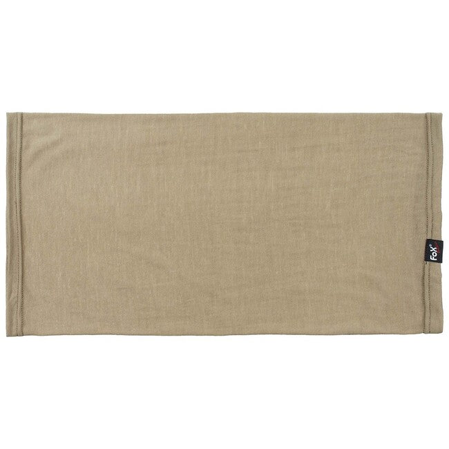Fox Outdoor Neck Gaiter, Merino Lite, Coyote Tan