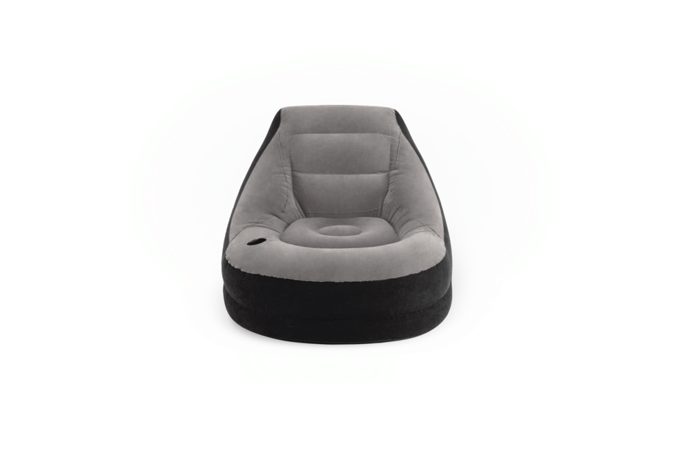 Intex Ultra Lounge Comfortable Inflatable Chair with Footrest