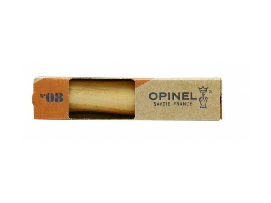 Opinel Folding Knife VRI N°08 Inox, Brown