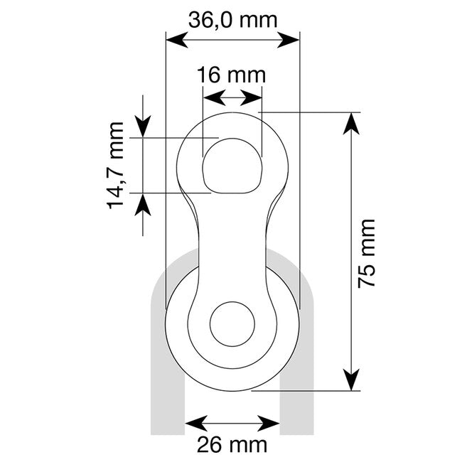 CAMP Steel Pulley Andry