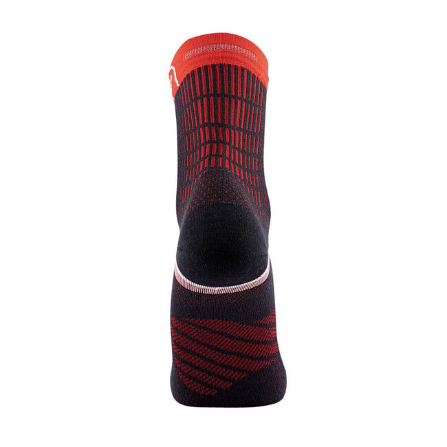 Sidas Winter Run Socks, Black/Red
