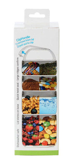 Humangear Stax Modular Container Twist & Go L 4-Pack