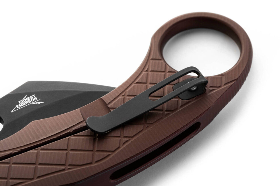 Lionsteel L.E. ONE 1 A EB Karambit Knife, Earth Brown/Chemical Black
