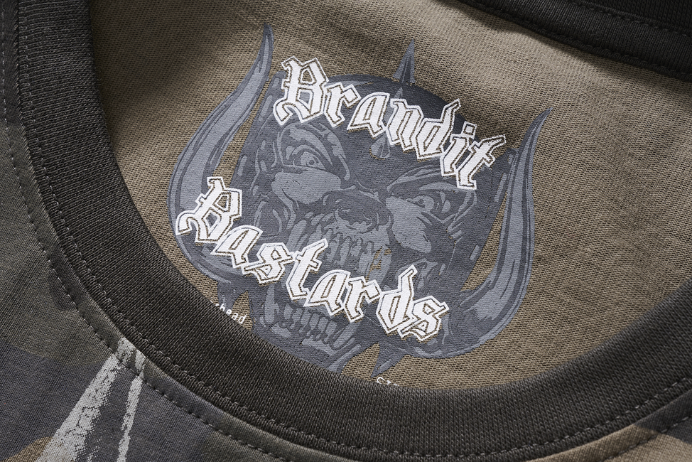 Brandit Motörhead T-Shirt Warpig Print, Dark Camo