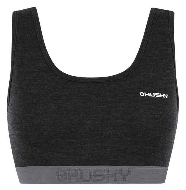HUSKY Merino Thermal Bra, Black