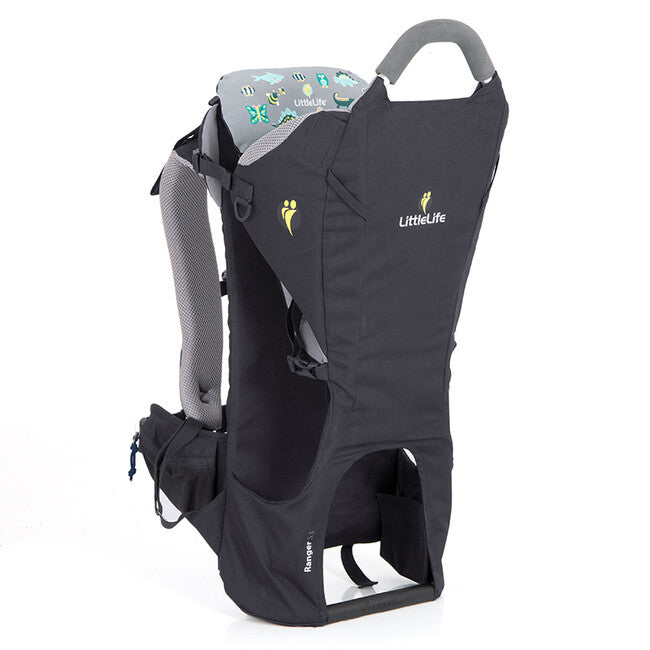 LittleLife Ranger S2 Kids Hiking Backpack, Black