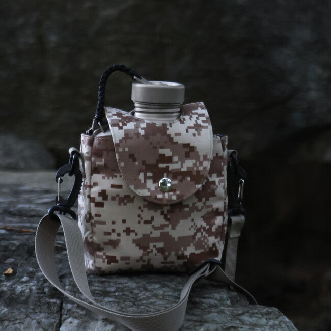 Silverant Titanium Flask with Mouthpiece and Case