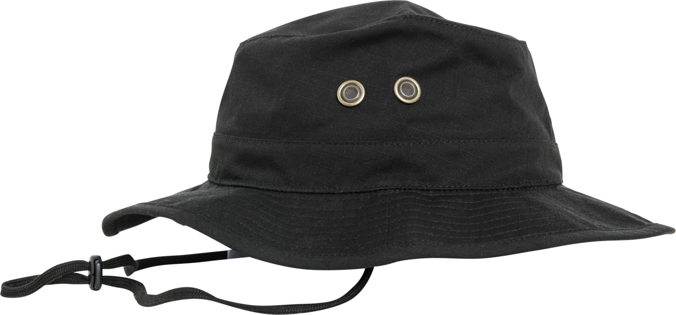Brandit Ripstop Fishing Hat, Black