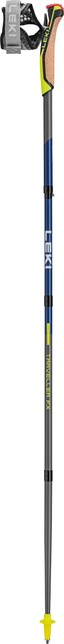 LEKI Traveller FX.One Carbon Μπατόν Nordic Walking, Ασημί-Γκρι-Ναυτικό Μπλε Σκούρο Μεταλλικό-Νέον Κίτρινο