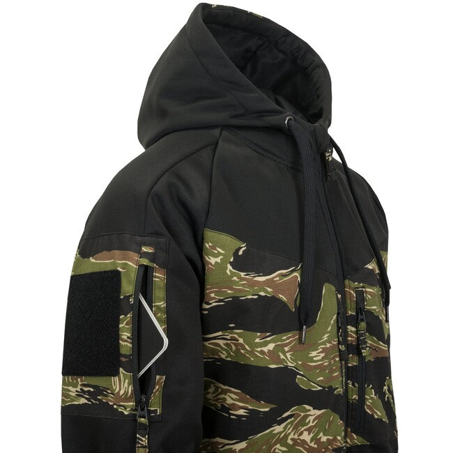Helikon-Tex Rogue Hoodie Jacket, Black/Desert Night Camo