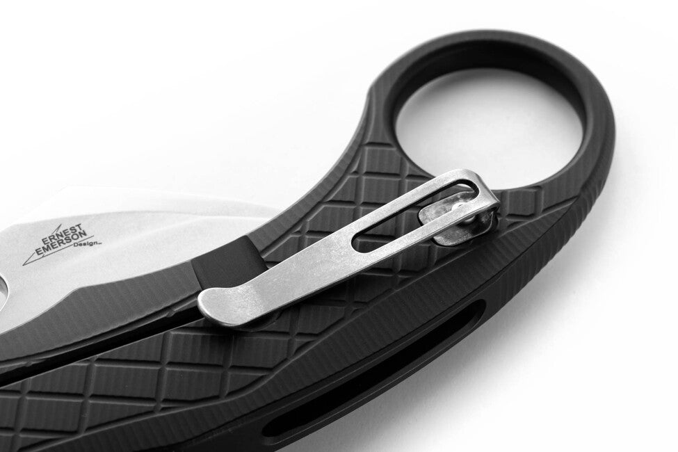 Lionsteel L.E. ONE 1 A BS Karambit Knife Black/Stone Washed