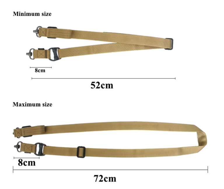 DRAGOWA MS4 Weapon Sling, Coyote