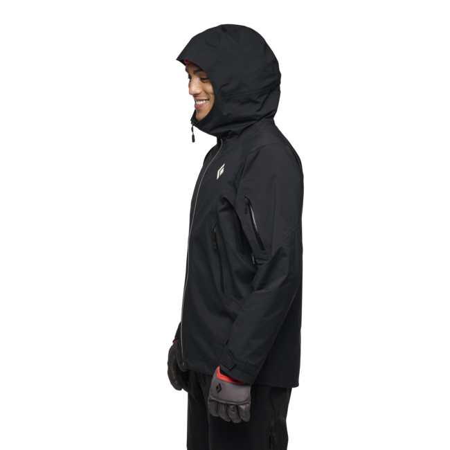 Black Diamond Women's Recon Lt Men's Stretch Shell Ski Jacket, Black