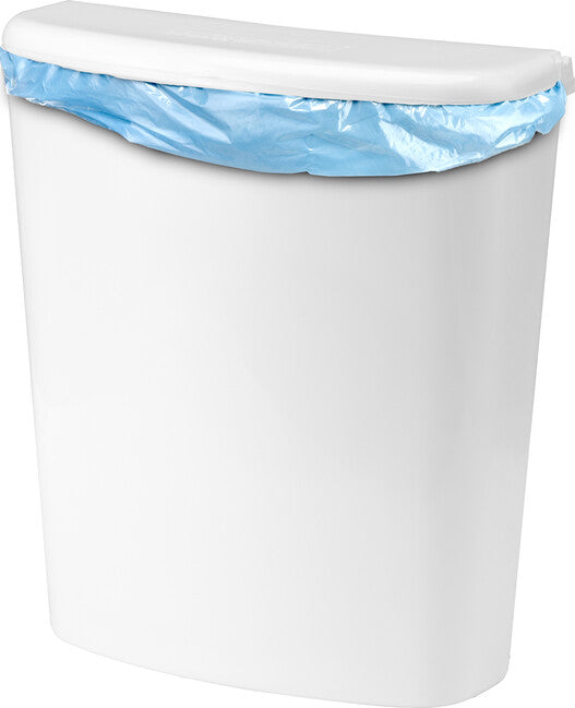 Brunner Trash Bin, White