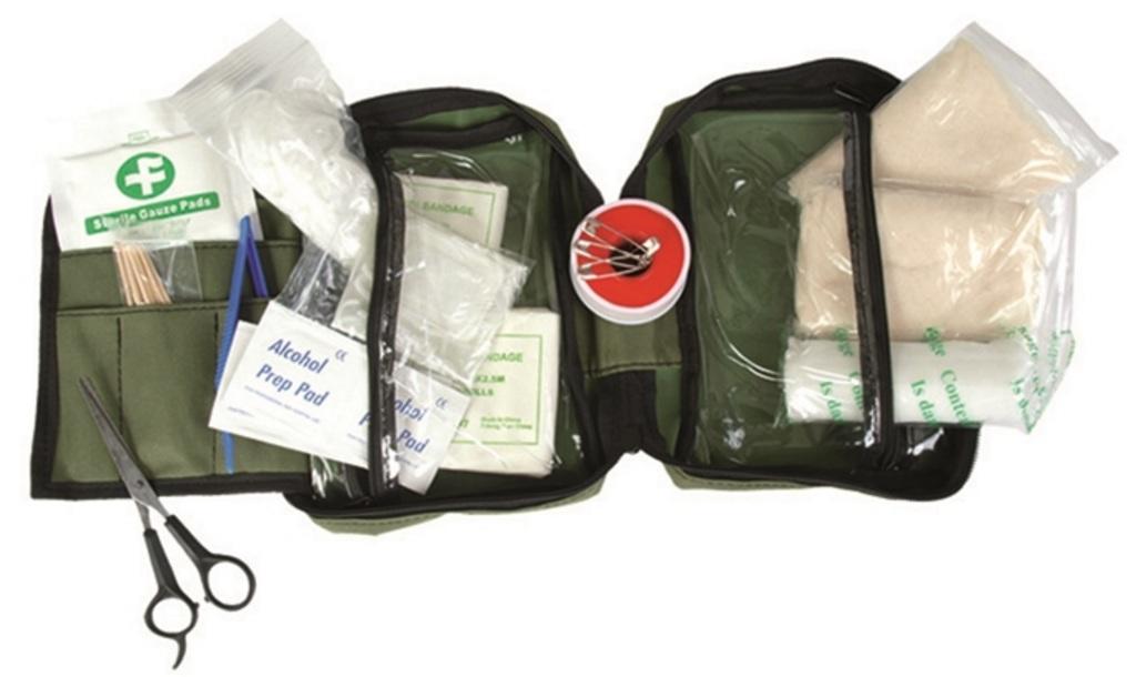 Mil-Tec First Aid Kit, Olive