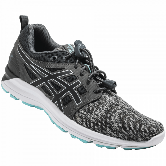 Lock Laces Shoelaces, Reflective Storm Gray