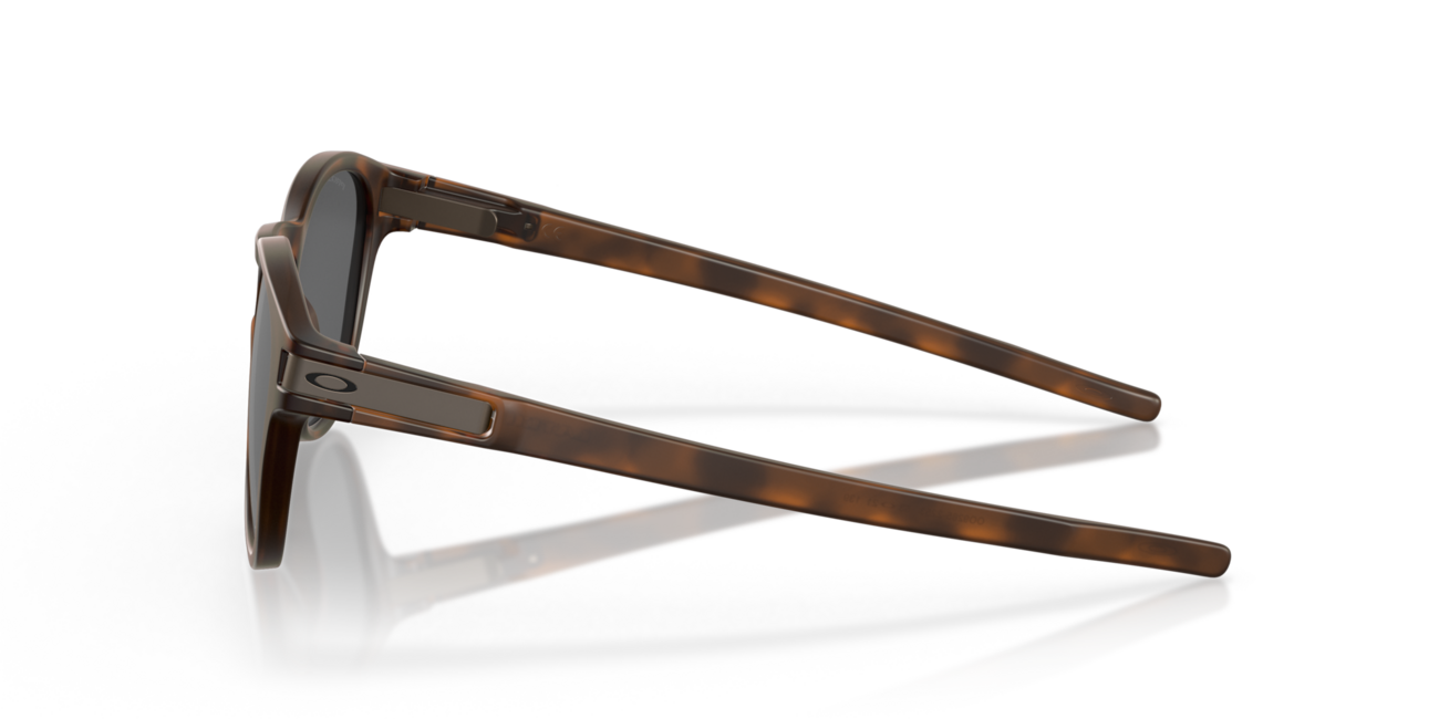 Oakley LATCH Sunglasses, Matte Brown Tortoise Frame, Prizm Black Lenses, 53