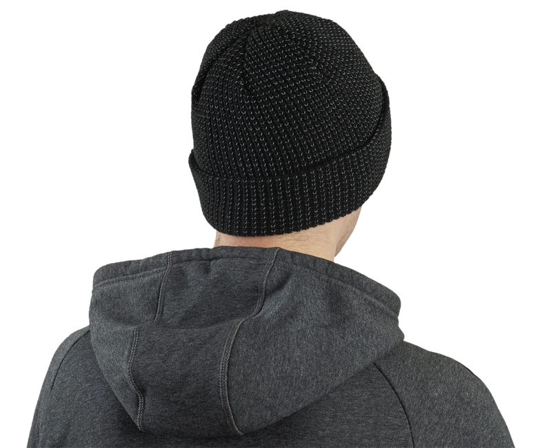 BENNON Reflectos Polyacrylic Beanie, Black