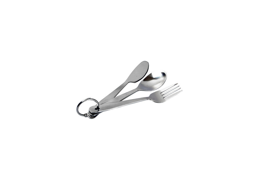 Coghlans CL Compact Utensil Set Stainless Steel with Ring
