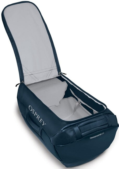 OSPREY Transporter 120 Travel Bag, Venturi Blue
