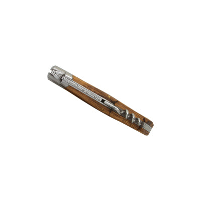 baladeo Tradition Pocket Knife with Corkscrew, Ash Wood Handle