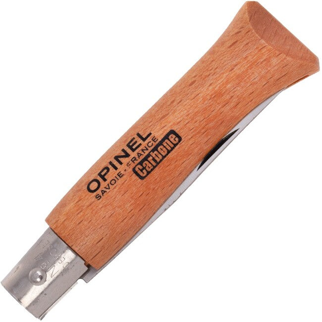 Opinel Folding Knife N°04 Carbon Beech, Brown