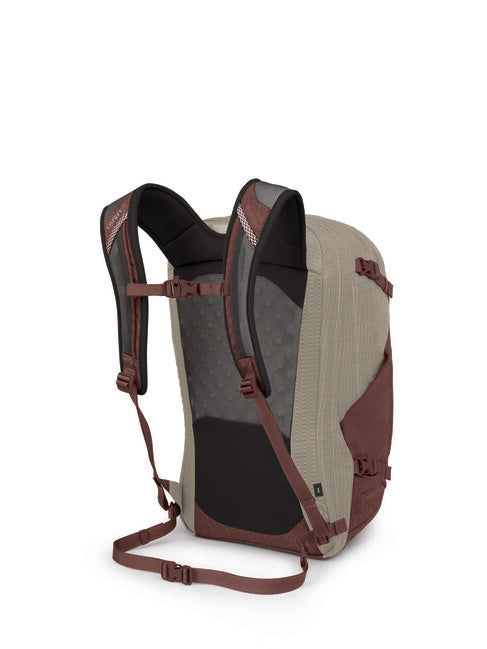 Osprey Nebula Urban Backpack, Sawdust Tan/Raisin Red