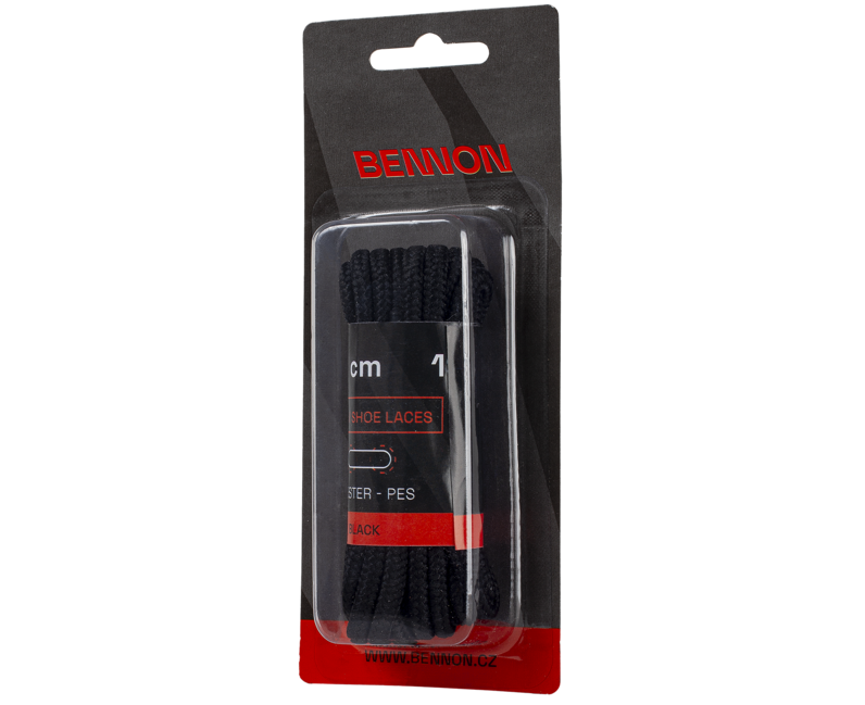 BENNON Shoelaces Laces Black Box 190 cm