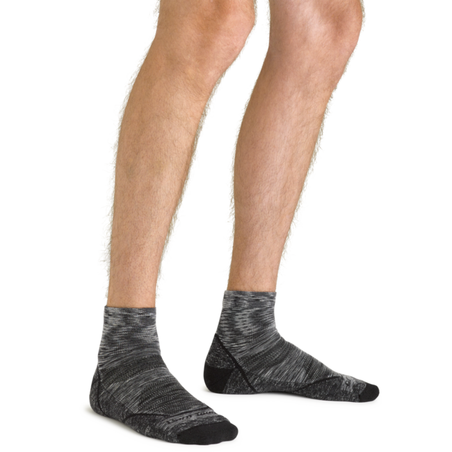 Darn Tough Light Hiker 1/4 Socks, Space Gray