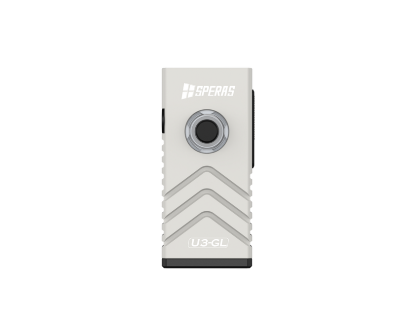 Speras U3-GL Multifunctional EDC Flashlight, White