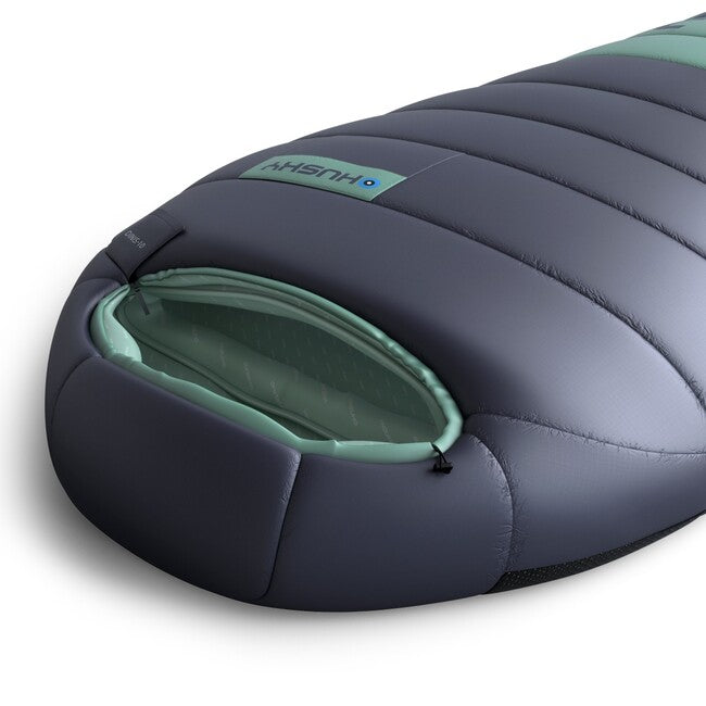 HUSKY Dinis Paper Sleeping Bag -10, Blue/Mint