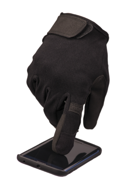 Mil-Tec Touch Tactical Gloves, Black