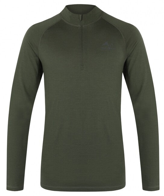 HUSKY Merow Zip M Men's Thermal T-Shirt with Zip, Green