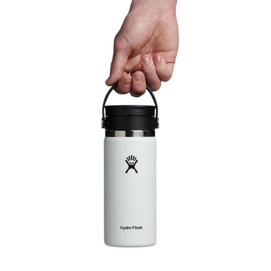 Hydro Flask Thermos Cup 16 OZ Wide Flex Sip Lid 473 ml, White
