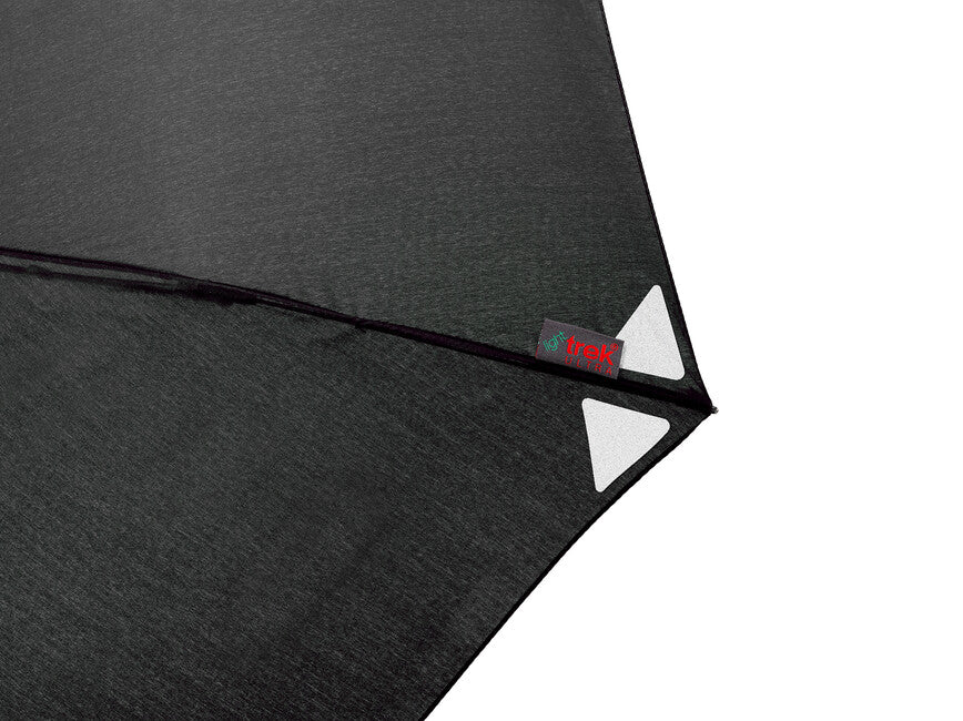 EuroSchirm Light Trek Ultra Ultralight Trekking Umbrella, Black Reflective