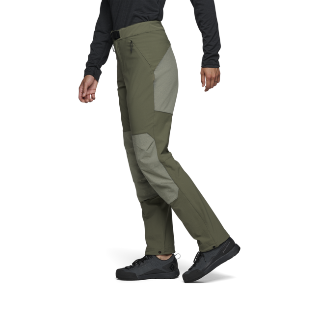 Black Diamond Women's Alpine Hybrid Pants, Tundra-Pine Smoke
