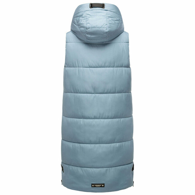 Navahoo Women's Long Vest Schnuffelchen, Powder Blue