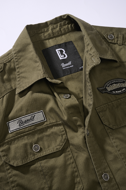 Brandit Luis Vintage Shirt, Olive