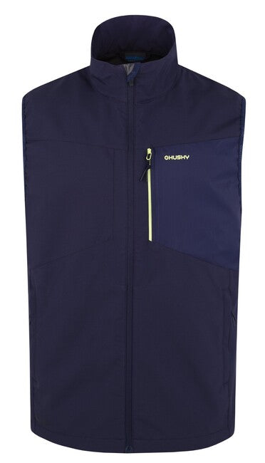 HUSKY Salien Men's Softshell Vest, Navy Blue