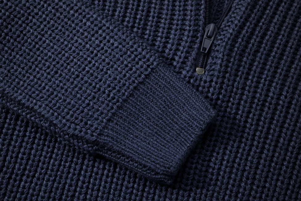 Brandit Marine Kids Troyer Sweater, Navy Blue
