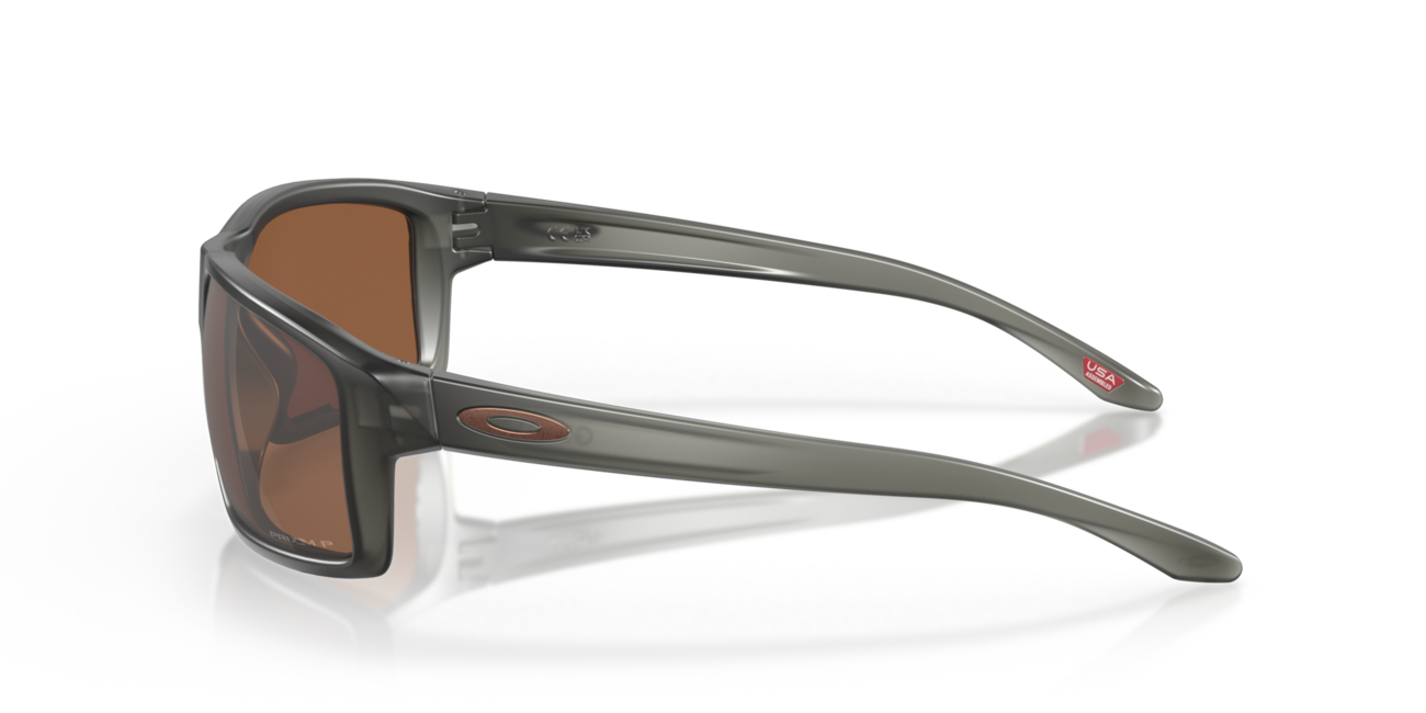 Oakley Gibston Sunglasses, Matte Grey Smoke Frame, Prizm Tungsten Polarized Lenses, 61