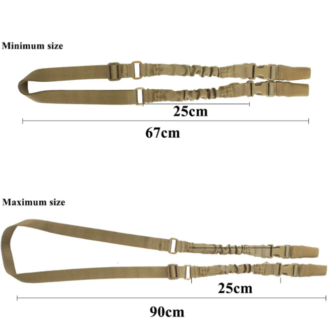 DRAGOWA Multifunctional Two-Point Sling, Coyote