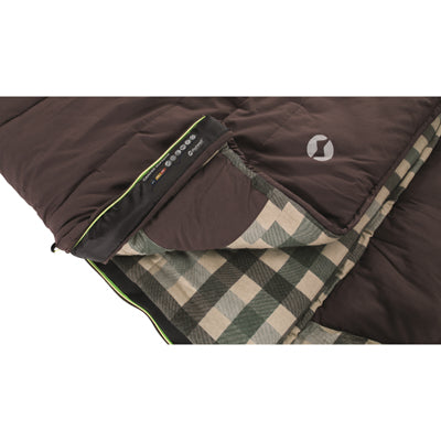 Outwell Camper Sleeping Bag, Standard, Right Zip