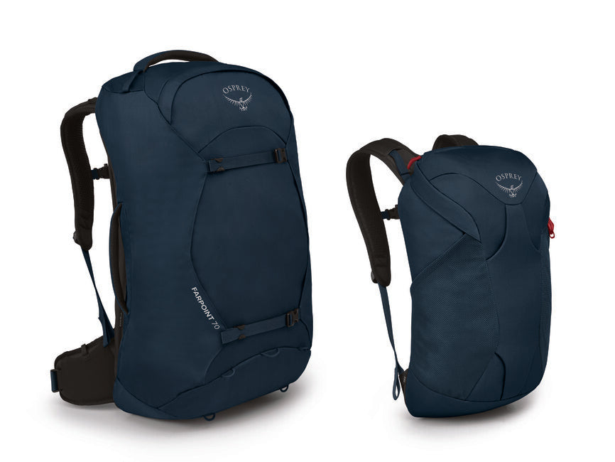 Osprey Farpoint 70 Travel Backpack, Muted Space Blue