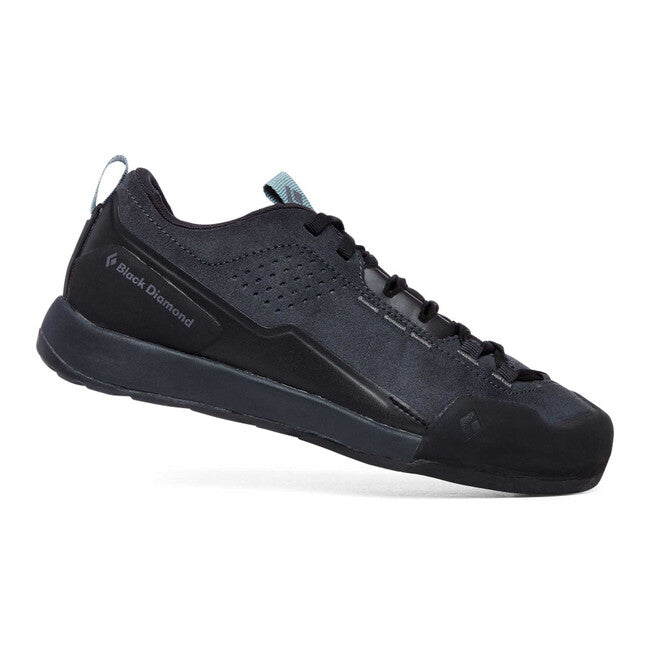Black Diamond Women's Technician Leather Approach Shoes, Asphalt-Goblin Blue